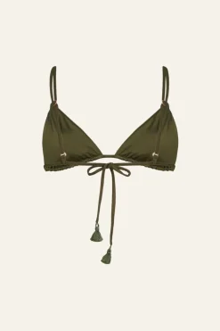 Swimwear-Johanna Ortiz Visionary Arts Bikini Top In Military