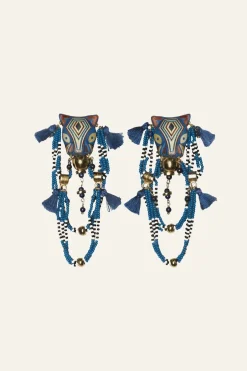 Jewelry-Johanna Ortiz Welcome To The Jungle Earrings In Indigo