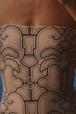 Swimwear-Johanna Ortiz Western Edge Onepiece In Ecru